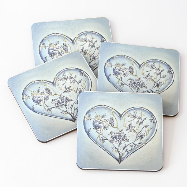 Item preview, Kintsugi Heart designed and sold by Sandra Lett.