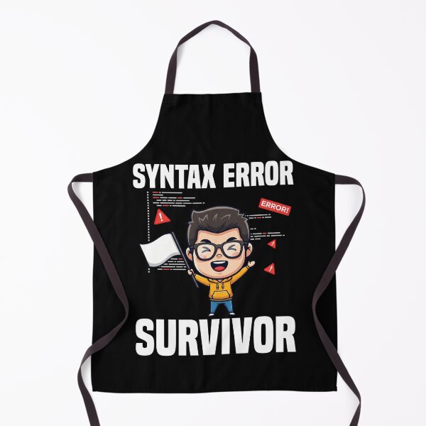 Item preview, SYNTAX ERROR SURVIVOR - PROGRAMMER GIFT designed and sold by KEF Custom.