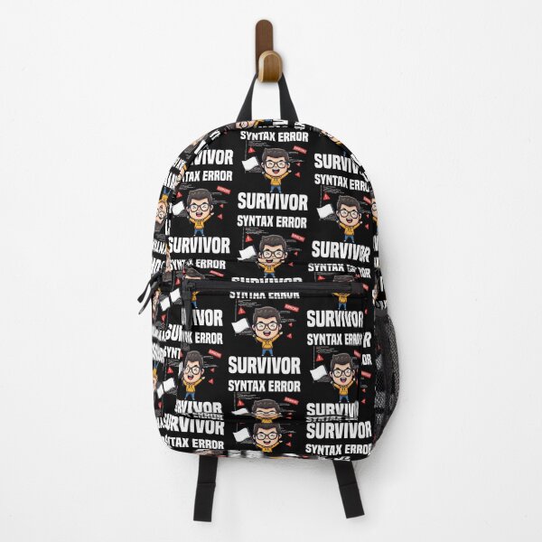 Item preview, SYNTAX ERROR SURVIVOR - PROGRAMMER GIFT designed and sold by KEF Custom.