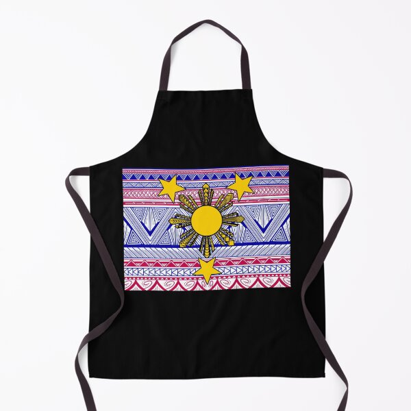 Item preview, Blue and Red Tribal Pattern with Filipino Sun and Stars designed and sold by Steeb757.
