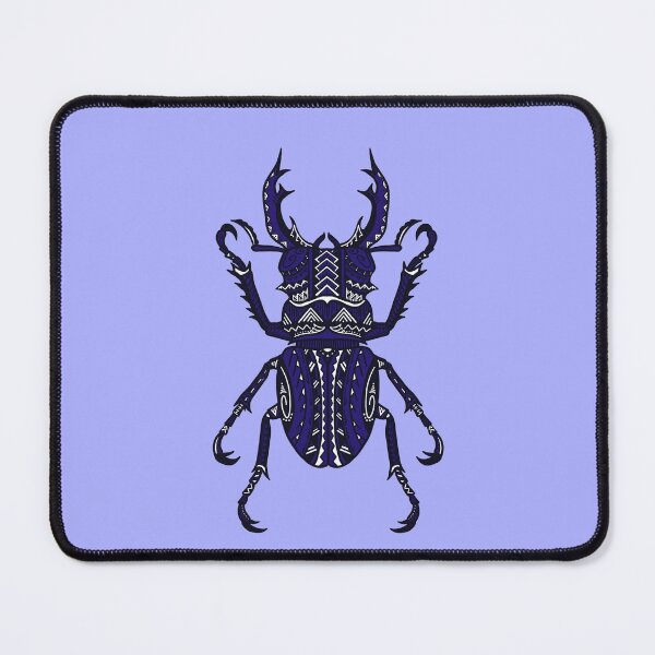 Item preview, Blue Tribal Stag Beetle designed and sold by Steeb757.