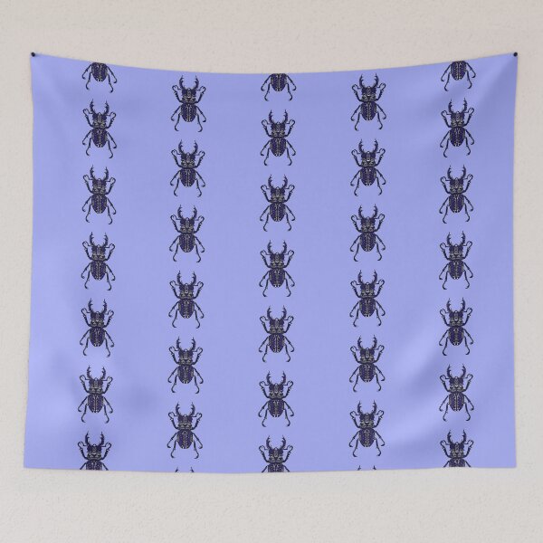 Item preview, Blue Tribal Stag Beetle designed and sold by Steeb757.