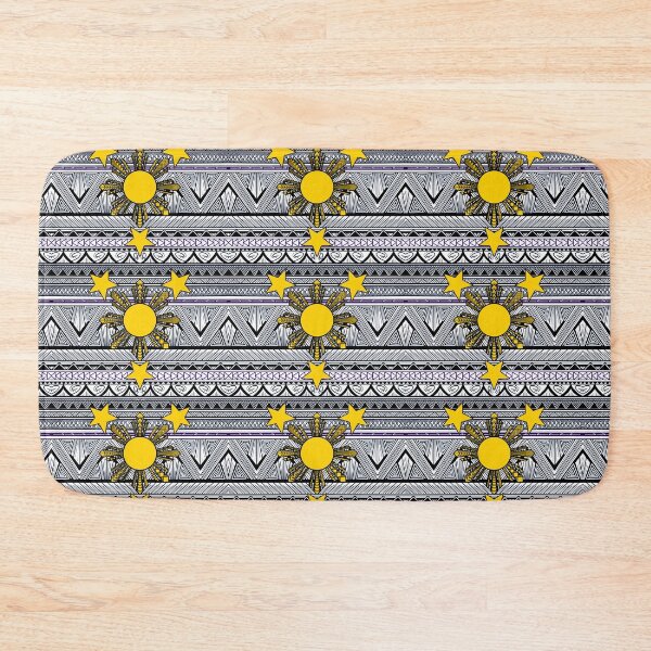 Item preview, Black Tribal Pattern with Filipino Sun and Stars designed and sold by Steeb757.