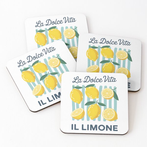 Item preview, La Dolce Vita – Il Limone Italian Lemon Illustration designed and sold by Snifferius.