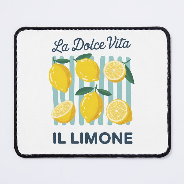 Item preview, La Dolce Vita – Il Limone Italian Lemon Illustration designed and sold by Snifferius.