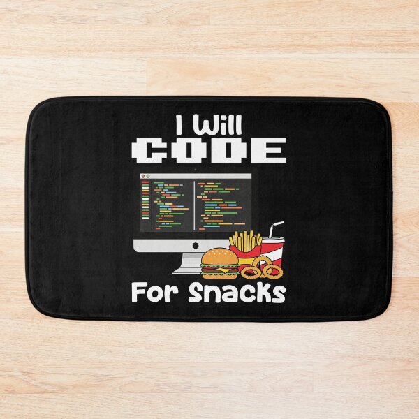 Item preview, I WILL CODE FOR SNACKS - PROGRAMMER GIFT designed and sold by KEF Custom.