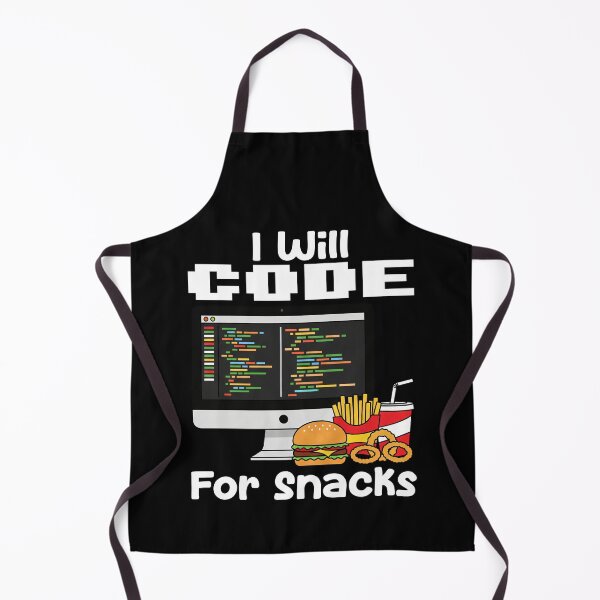 Item preview, I WILL CODE FOR SNACKS - PROGRAMMER GIFT designed and sold by KEF Custom.