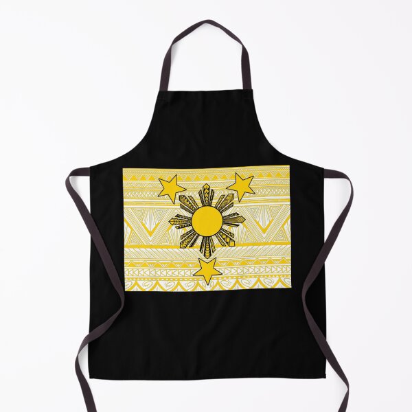 Item preview, Yellow Tribal Pattern with Filipino Sun and Stars designed and sold by Steeb757.