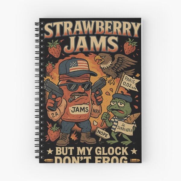 Item preview, “Strawberry Jams but my Glock don't frog” designed and sold by Bertoni-Lee.