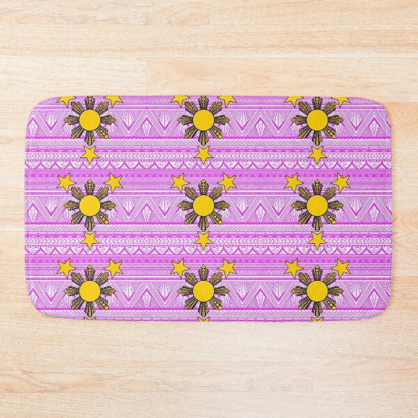 Item preview, Pink Tribal Pattern with Filipino Sun and Stars designed and sold by Steeb757.