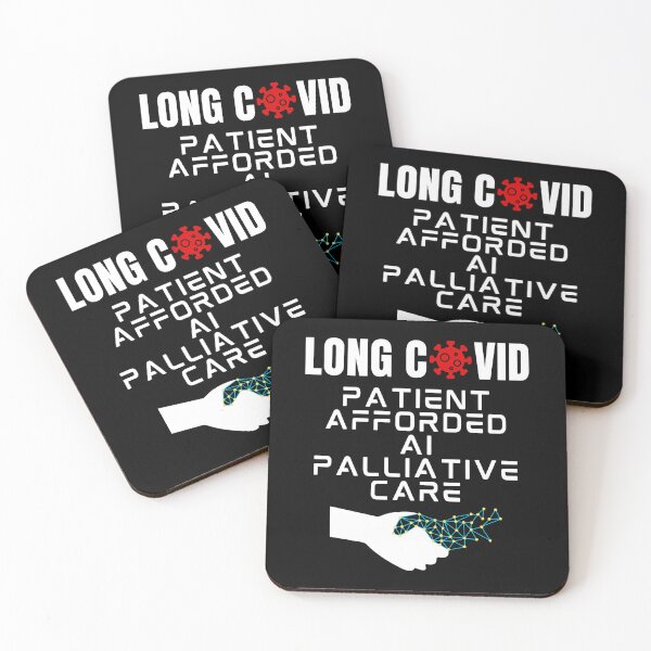 Item preview, LONG COVID - Patient Afforded Artificial Intelligence Palliative Care (white text) designed and sold by MPC-Mince-Pies.