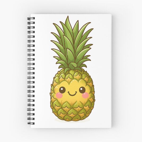 Item preview, Kawaii Style Happy Pineapple Design designed and sold by Pacika.