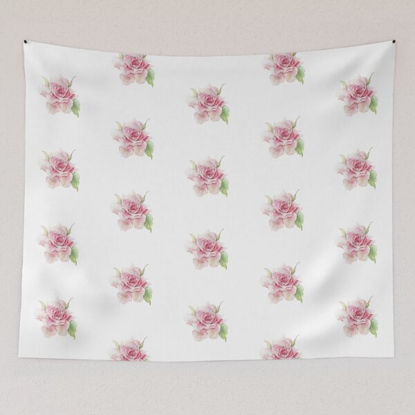 Item preview, Hand Drawn Watercolor Pink Flower designed and sold by Roya10.
