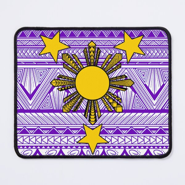 Item preview, Purple Tribal Pattern with Filipino Sun and Stars designed and sold by Steeb757.