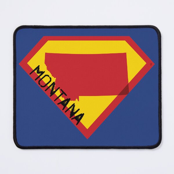 Item preview, MONTANAN SHIELD - Freedom Is The Superpower - SUPERHERO MONTANA spellout design designed and sold by pelagio.