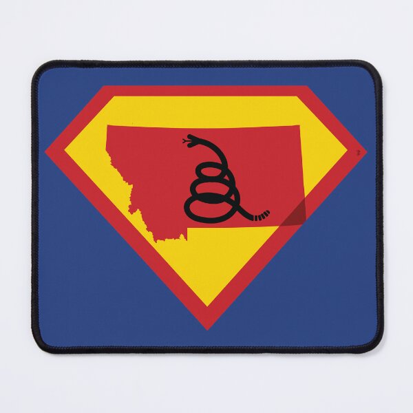 Item preview, MONTANAN Shield - Freedom Is The Superpower - Modern Gadsden Snake Flag - Dont Tread On Me SUPERHERO MONTANA design designed and sold by pelagio.