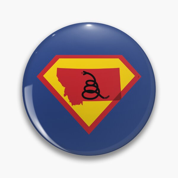 Item preview, MONTANAN Shield - Freedom Is The Superpower - Modern Gadsden Snake Flag - Dont Tread On Me SUPERHERO MONTANA  design designed and sold by pelagio.
