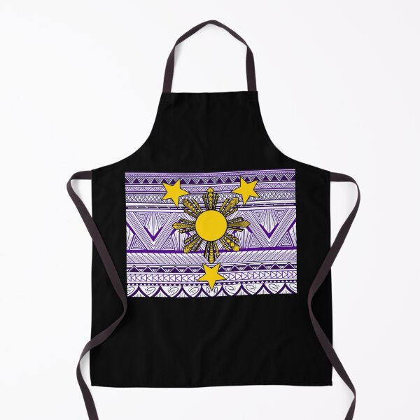Item preview, Dark Purple and Purple Tribal Pattern with Filipino Sun and Stars designed and sold by Steeb757.