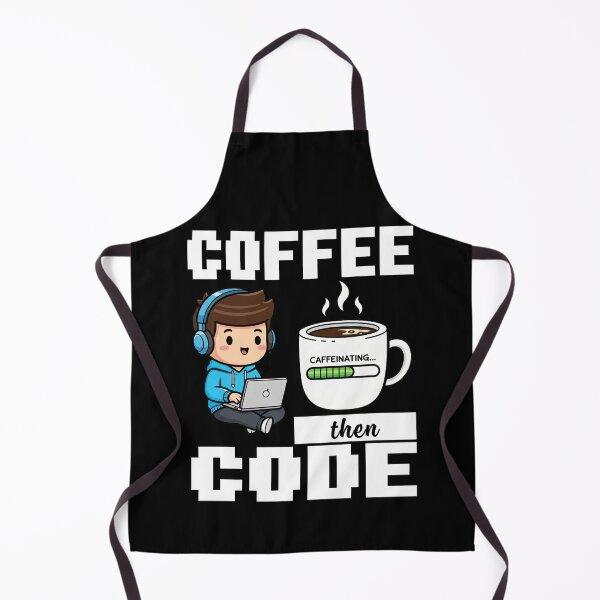 Item preview, COFFEE THEN CODE - PROGRAMMER GIFT designed and sold by KEF Custom.