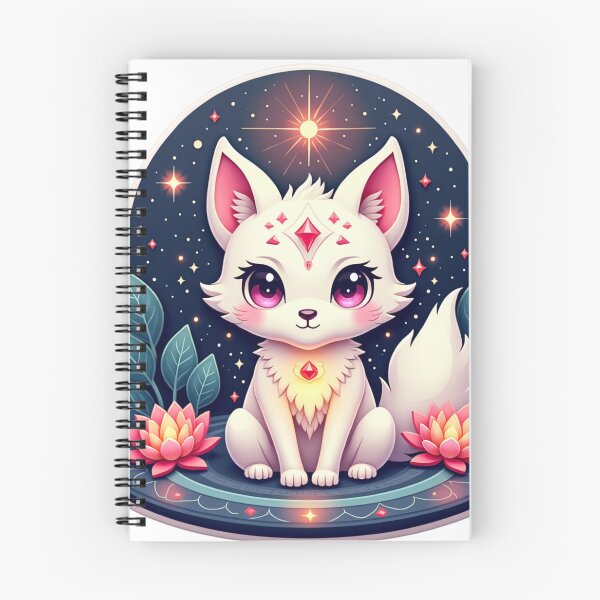 Item preview, Celestial Kawaii Fox: Guardian of Cosmic Dreams designed and sold by highvibz72.