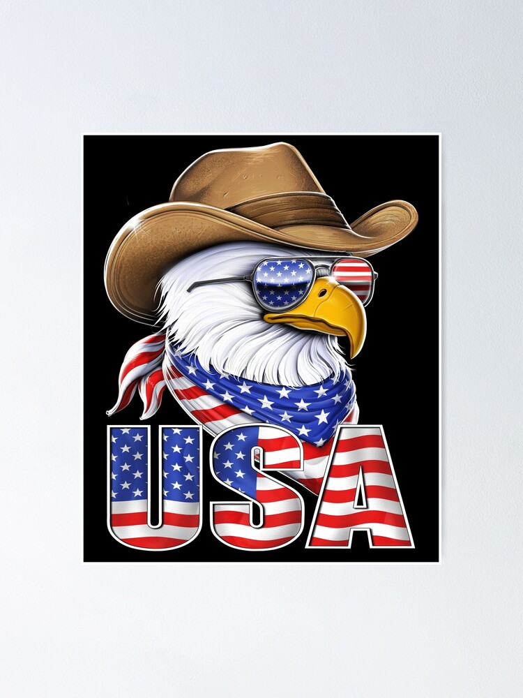 Vintage 1990's Proud to be et American Bald Eagle Mens White XL T Shirt - France