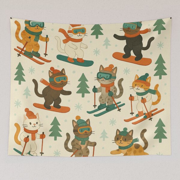 Item preview, Cats on the Slopes designed and sold by fireturtle86.