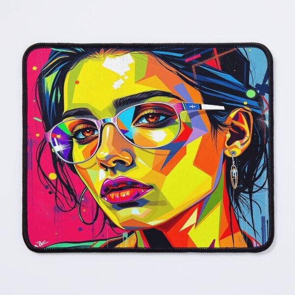 Item preview, Epic imperfection – Flawed beauty in abstract faces, where distortion becomes artistic expression designed and sold by FotoworldEdel.