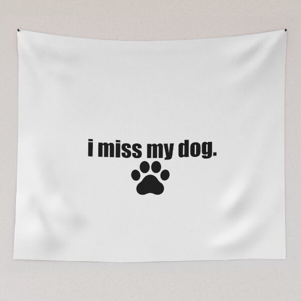 Item preview, I Miss My Dog Sticker designed and sold by stylishsketcher.
