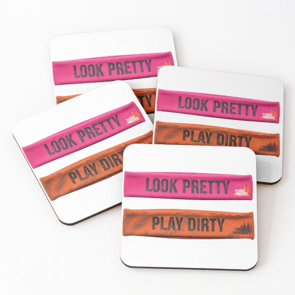 Item preview, Look Pretty Play Dirty Tough Mudder Headband Duo designed and sold by Polymorph-Press.