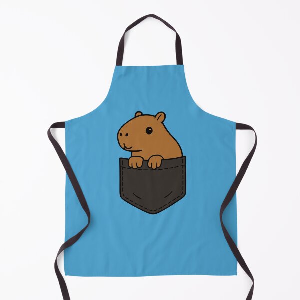 Item preview, Funny Capybara Pocket Pal Cute Chill Animal Capybara Vibes designed and sold by chrisrivait.