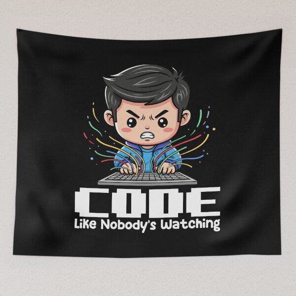 Item preview, CODE LIKE NOBODY'S WATCHING - PROGRAMMER GIFT designed and sold by KEF Custom.