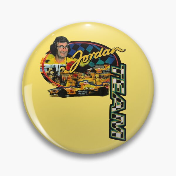 Artikelvorschau, Eddie Jordan Vintage 90er F1 Rennsport Fan Art entworfen und verkauft von StaceyOneLove.