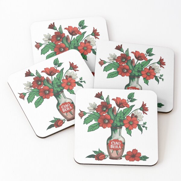Aperçu de l'œuvre Vase à fleurs Ciao Bella créée et vendue par Freshinkshop.