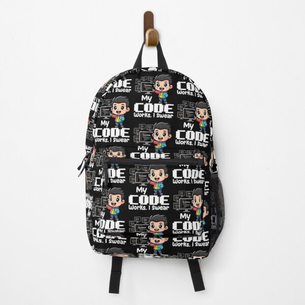 Item preview, MY CODE WORKS, I SWEAR - PROGRAMMER GIFT designed and sold by KEF Custom.