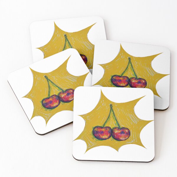 Item preview, Cherries Arcylic Markers Illustration designed and sold by ej-entries.