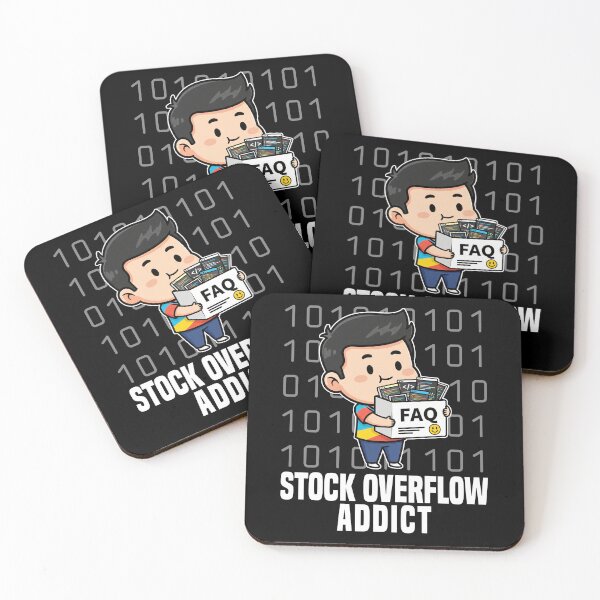 Item preview, STOCK OVERFLOW ADDICT - PROGRAMMER GIFT designed and sold by KEF Custom.