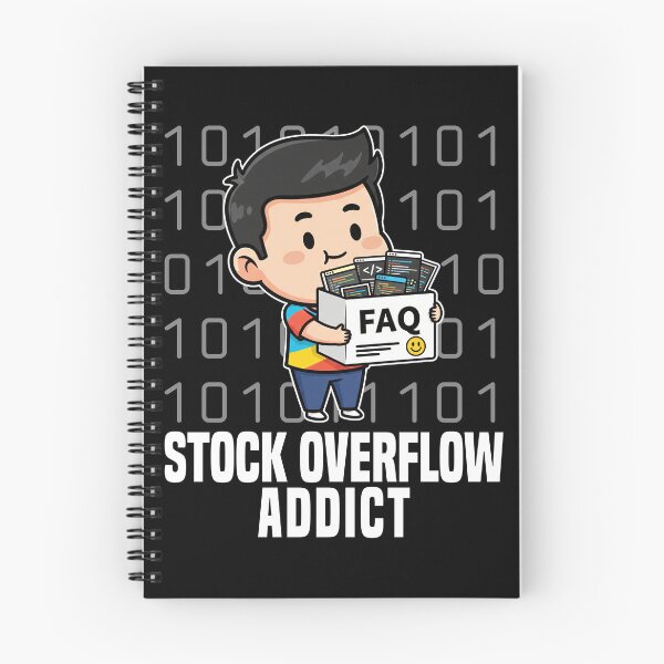 Item preview, STOCK OVERFLOW ADDICT - PROGRAMMER GIFT designed and sold by KEF Custom.