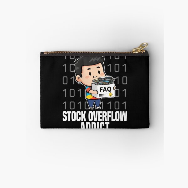 Item preview, STOCK OVERFLOW ADDICT - PROGRAMMER GIFT designed and sold by KEF Custom.