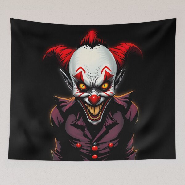 Item preview, Jester Noir - Gothic Clown Character Art designed and sold by BrushRushX.
