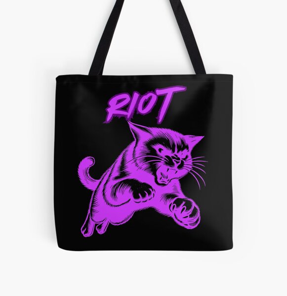Item preview, Tragetasche „Riot“ mit durchgehendem Print designed and sold by freakystickey.