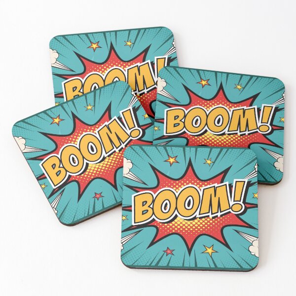 Item preview, A dynamic and vibrant BOOM! explosion graphic designed and sold by elkuni.