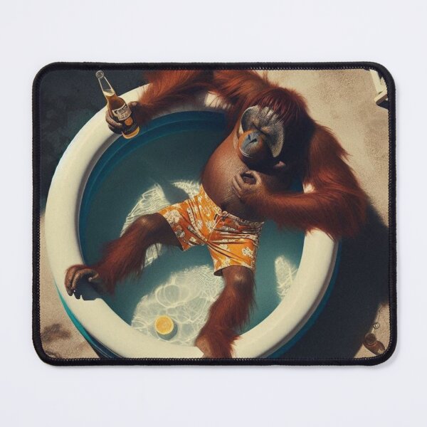 Item preview, "Squeal Orangutang!" designed and sold by Print Fiction.