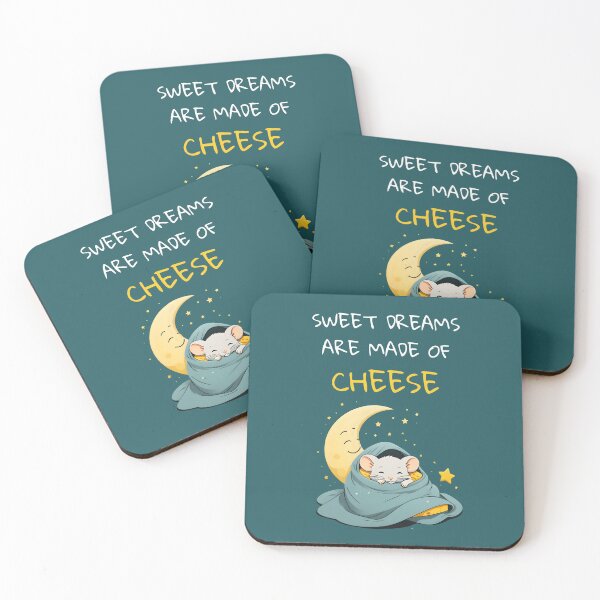 Item preview, Sweet Dreams Are Made Of Cheese Cute Mouse Good Night designed and sold by ItsLexyVibes.