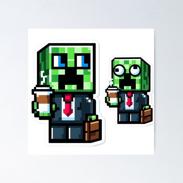 Item preview, Creeper Coffee Lover designed and sold by GeekArtUniverse.