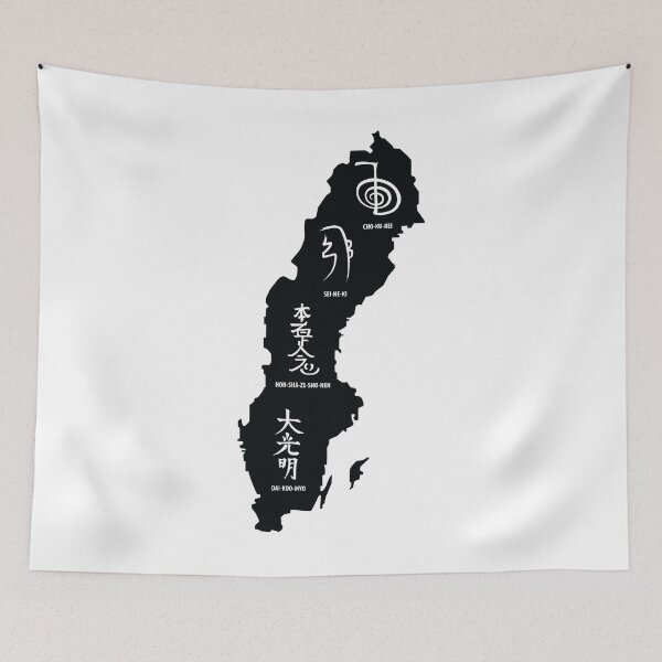 Item preview, Reiki Map - Sweden designed and sold by marcosty.