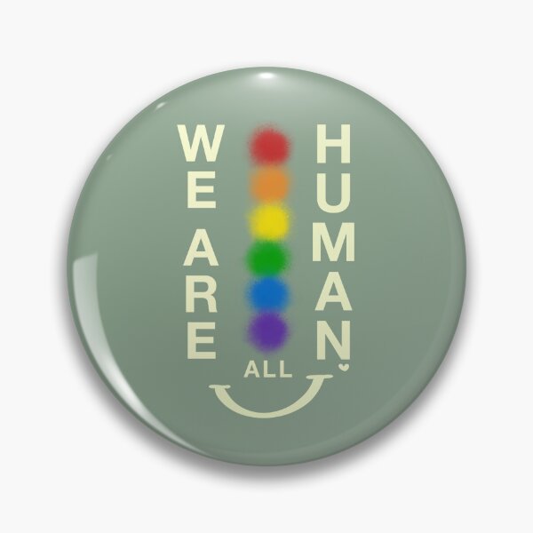 Aperçu de l'œuvre Nous sommes tous humains – Vert : Paix et calme Fierté Édition LGBTQ+ créée et vendue par Rainbowtree8.