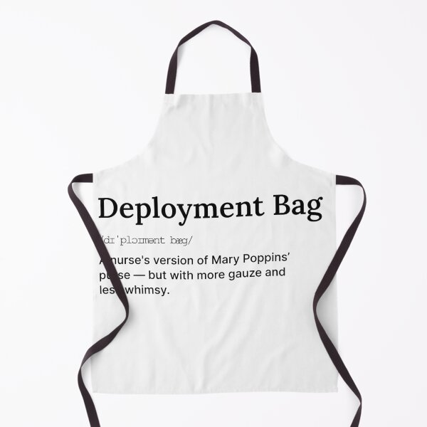 Item preview, Military Nurse Humor Tee – Deployment Bag | Nurse Gift Idea designed and sold by RizVibes.