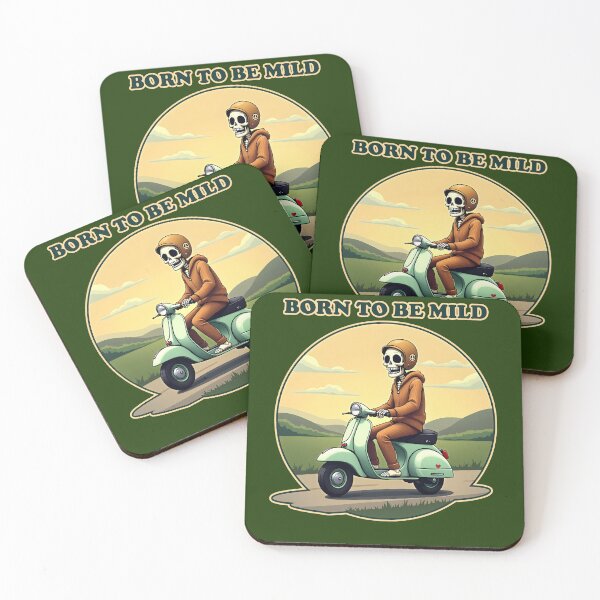 Item preview, Born to Be Mild – Vintage Vibes Only Skeleton designed and sold by SlatoMato.
