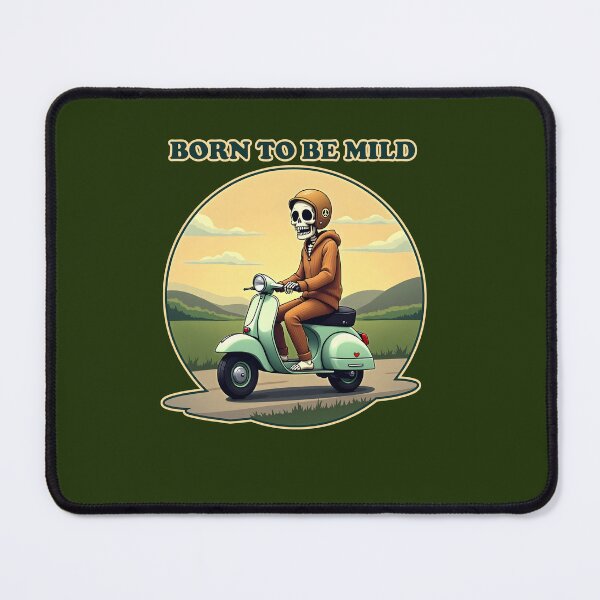 Item preview, Born to Be Mild – Vintage Vibes Only Skeleton designed and sold by SlatoMato.