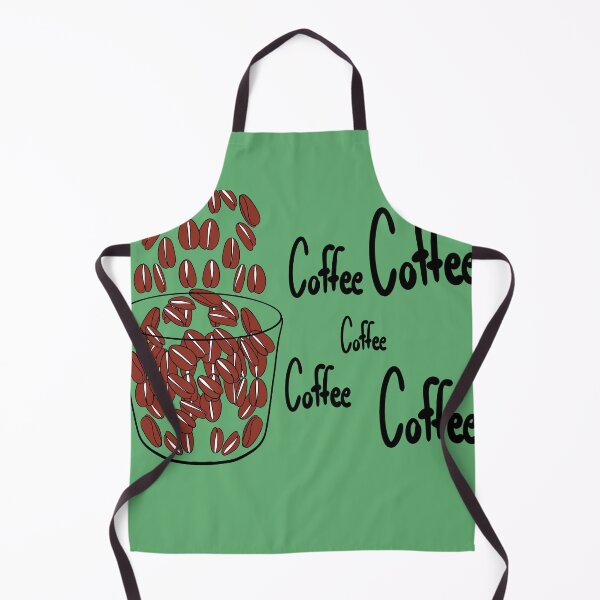 Item preview, Illustration of coffee beans falling into a glass with the words Coffee designed and sold by nongsao4.
